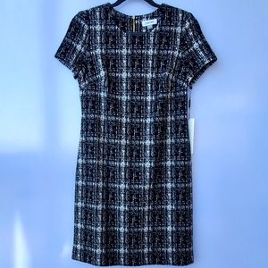 Calvin Klein Pencil Dress Plaid